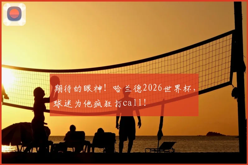 期待的眼神！哈兰德2026世界杯，球迷为他疯狂打call！
